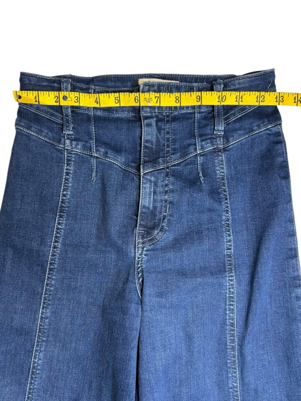 Free People We The Free Libre Wide Leg Jeans Dark Wash High Rise Sz 27 - Picture 5 of 13